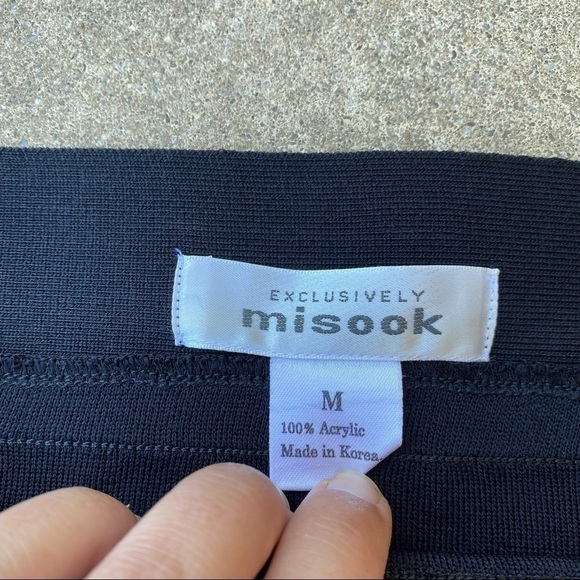 MISOOK Black Acrylic Stretch Skirt - Picture 2 of 7